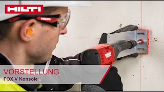 Hilti FOX V Konsolen - Systemlösung für hinterlüftete Fassaden