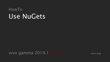 HowTo Use NuGets