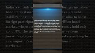 #India #Rupee #FinanceNews #GlobalMarkets #Economy #Shorts #breakingnews