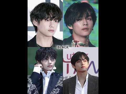 Tae in different hair color❤️🔥#taehyung #bts #jenniemantra #aestheticedits #edit #fypシ#taehyungedit