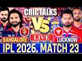 🔴 RCB vs LSG, IPL 2026, Cricket Live Match Today, Live Cricket Score Commentary - 10 Over