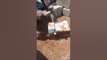 Hallowblock cutting |#construction #shortsfeed #skills #amazingshorts #cutting