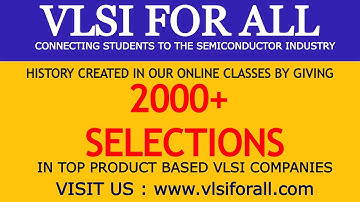 VLSI FOR ALL - Success Stories | Interview Experience | Placement Strategies | Topper