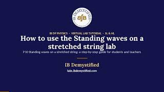 Details How to use the Standing waves on a stretched string lab  News