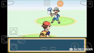 Batalha com o kaz e ponte da pepita ( pokémon fire red / EP 10 )