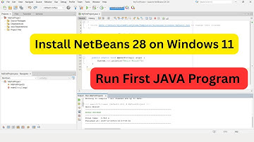 How to install NetBeans 28 and JAVA JDK 25 on Windows 11