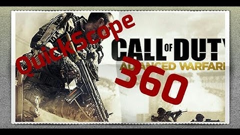 Call Of Duty advanced warfare "Cross Map JUMP 360 QUICKSCOPE"