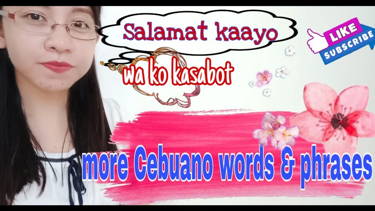 How To Speak Cebuano Part 3 - YouTube
