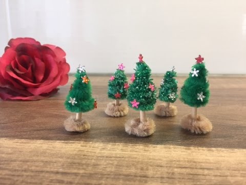 DIY Mini Tannenbaum basteln, Weihnachtsbaum mit Kindern ...
