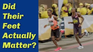 London Marathon 2024 Bekele, Mutiso Munyao Slow Motion Analysis