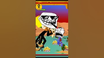𝙎𝙩𝙞𝙘𝙠𝙢𝙖𝙣 𝙏𝙧𝙤𝙡𝙡 𝙁𝙖𝙘𝙚 𝙀𝙙𝙞𝙩 💀😈 #memes #gaming #games #funny #stickwarlegacy #edit #shorts #trollface