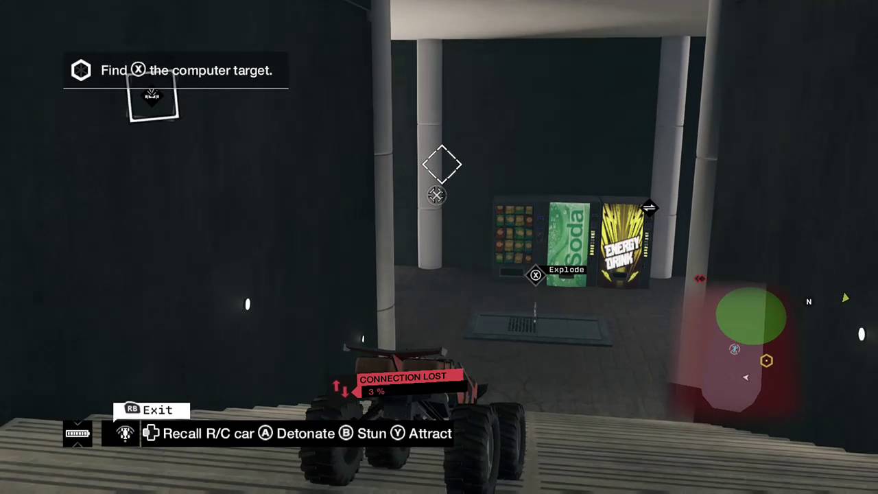 Watchdogs 4 Kills 1 RC Car Explosion - Xbox One Gameplay