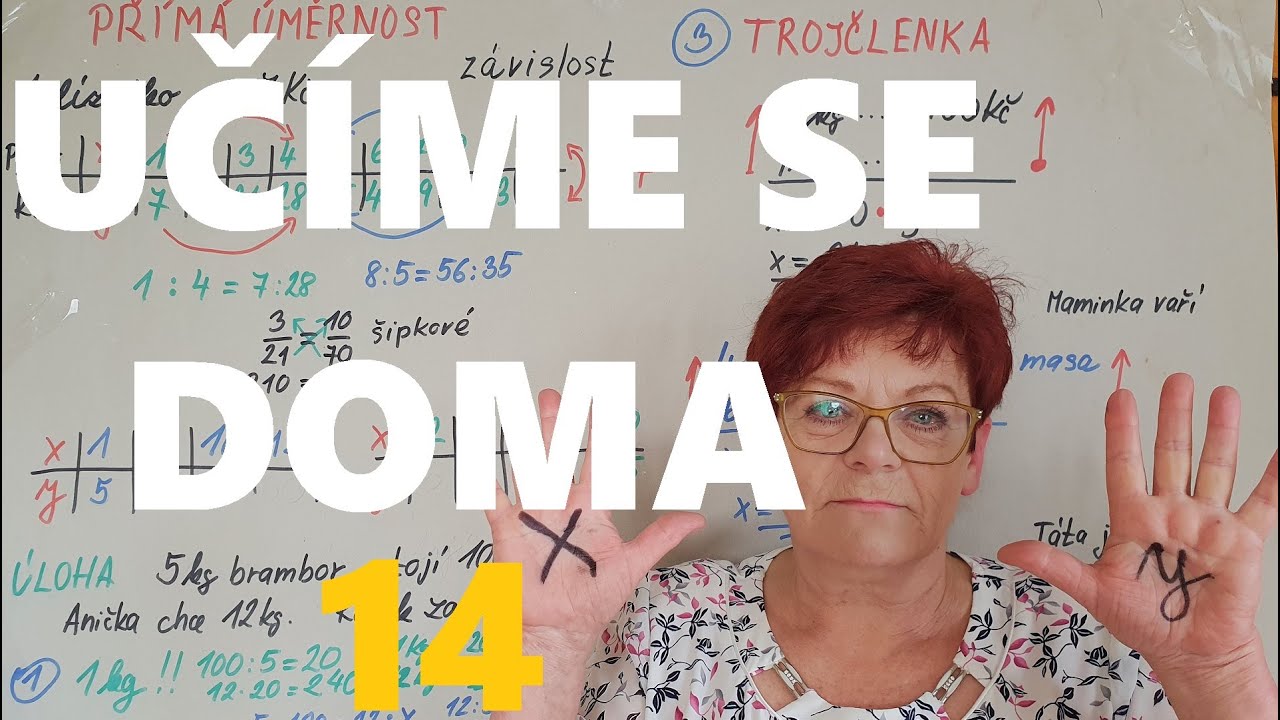 Přímá ÚMĚRNOST a TROJČLENKA // 7. třída ZŠ