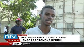 Watu 8 wajeruhiwa baada ya nyumba ya ghorofa kuporomoka Kisumu