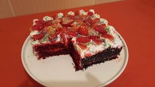 ريد فيلفت الكيكة المخملية الحمرا  red Velevet cake