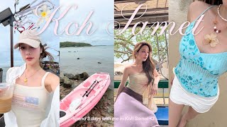 [SUB] Samed Vlog🌴🌺 ติดเกาะเสม็ด 3วัน 2คืน | beach concert🍹, relaxing trip👙, kayaking🛶 | Beamsareeda screenshot 3