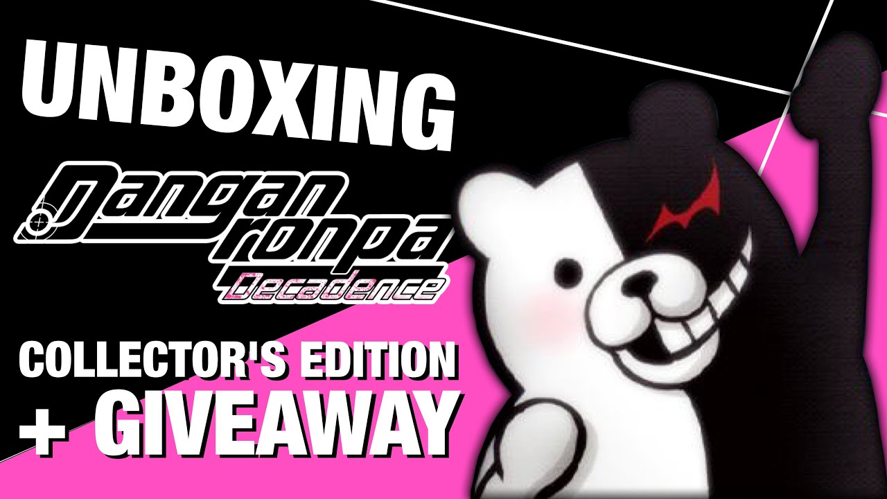 UNBOXING DANGANRONPA DECADENCE COLLECTOR'S EDITION + COMPETITION