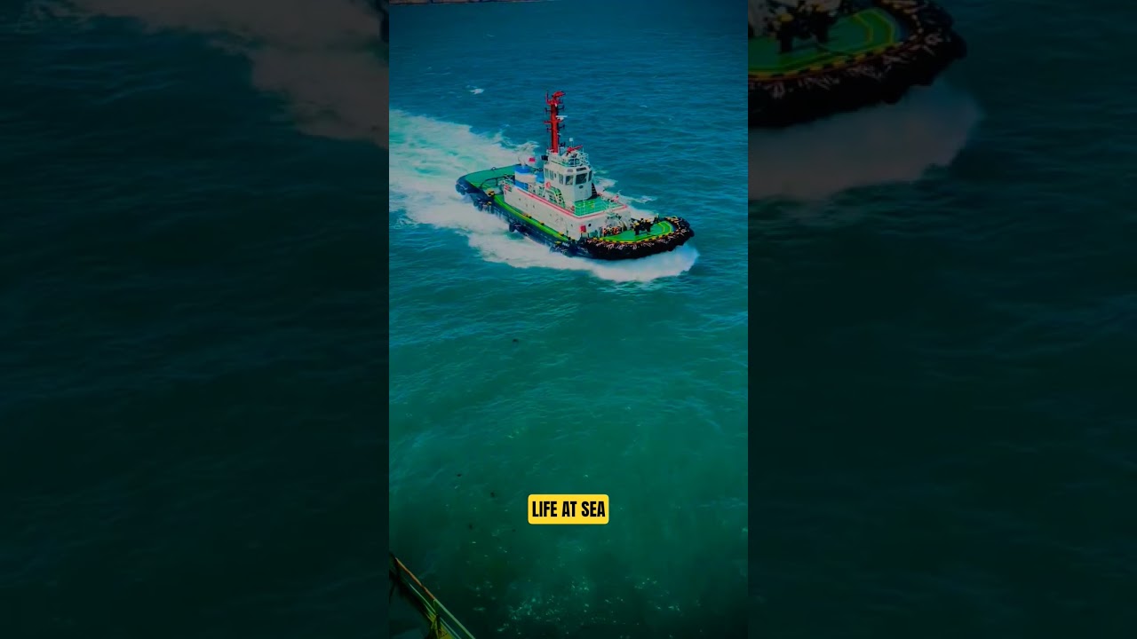 Tugboat Power in Action – Assisting Our Ship to Berth 