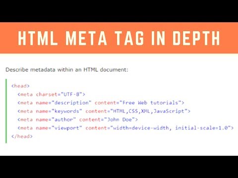 Programming Tip Of The Day #6: What is Meta Tag in HTML in Hindi | HTML5 Meta Tag Tutorial
