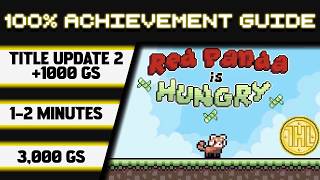 Red Panda is Hungry Title Update 2 Achievement 100% Walkthrough * 1000GS in 1-2 Minutes * screenshot 2