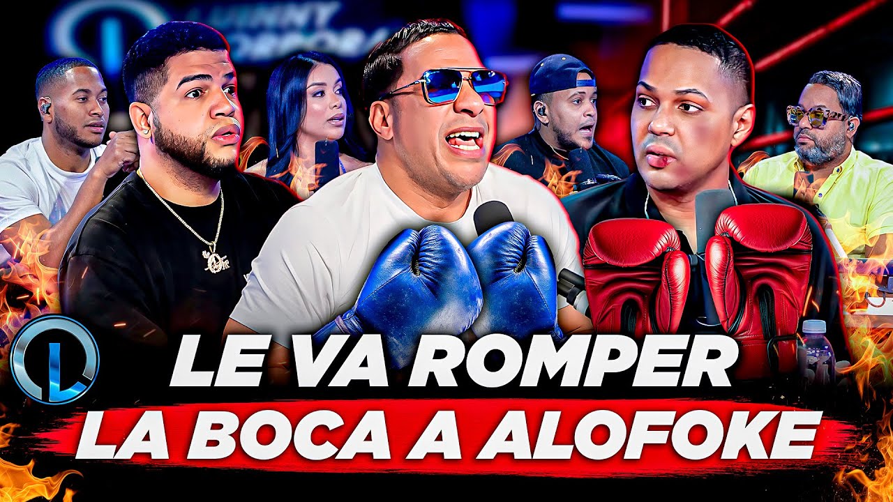 CRISTIAN LE PARTIRÁ LA BOCA A SANTIAGO MATIAS “ALOFOKE” POR PASAR LÍMITE Y LUINNY NO PUEDE FRENARLO