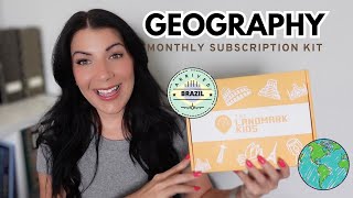 Lets Review: Homeschool Geography Monthly Country Kit - Go On An Adventure! Landmark Kids