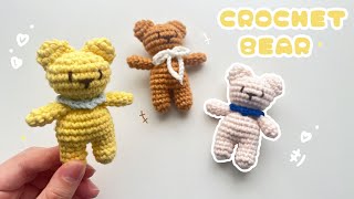 Crochet Teddy Bear Tutorial |♥️Cute & Easy | Tutorial for beginners