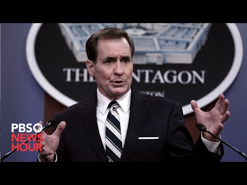 WATCH LIVE: Pentagon press secretary John Kirby holds news briefing