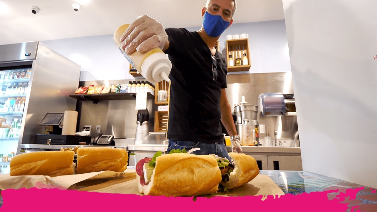 French Street Food in Miami BAGUETTES, CROISSANTS & JUICES Coral Gables, Florida YouTube