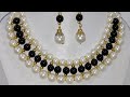 3 DIY party wear necklace sets making at home