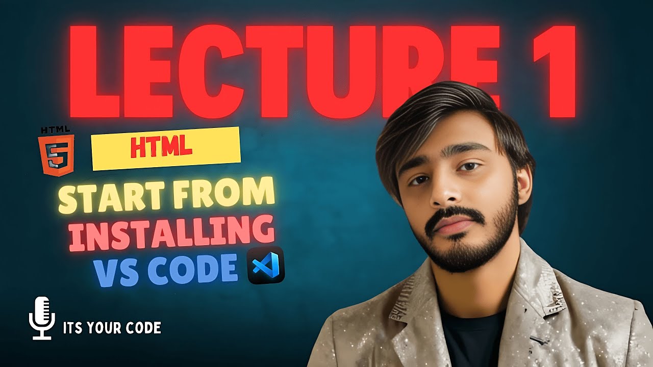 HTML Tutorial: Installing VS Code & Live Server | Web Development ...
