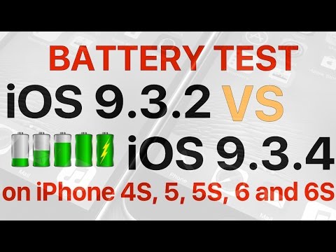 Battery test : How is battery life on iOS 9.3.4 compared to iOS 9.3.2??