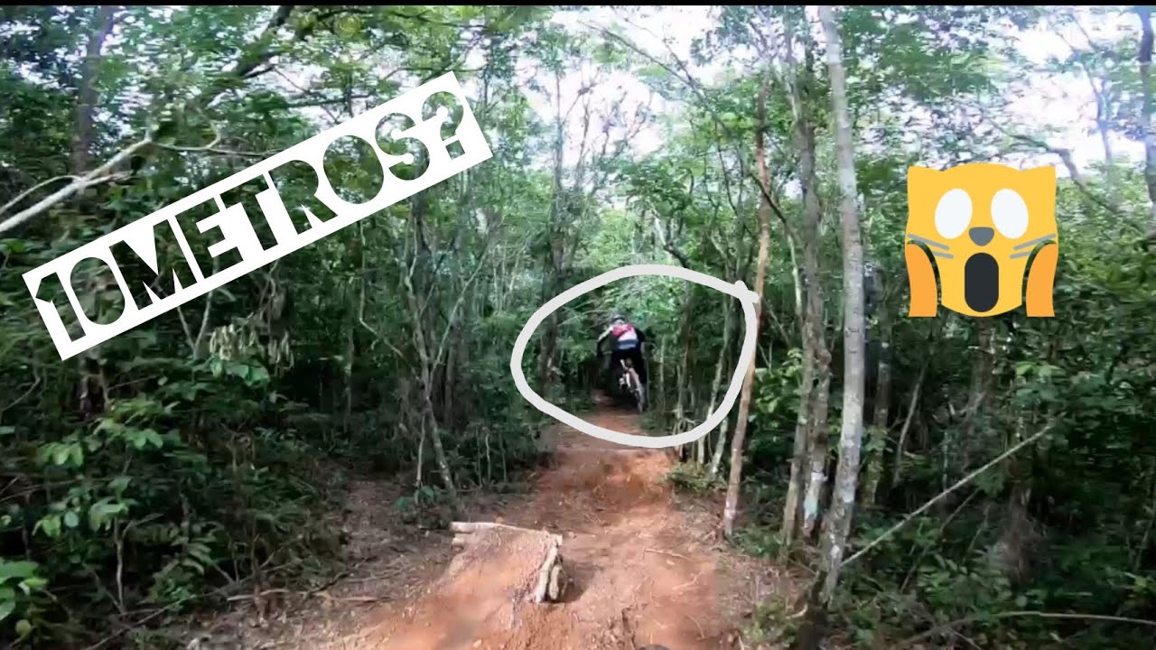 MOUNTAIN BIKE - Pulando a Nova Rampa 10 metros / JUMPING 26 FT DOUBLE JUMP FIRST TIME