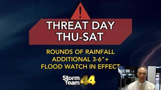 Jonathan has an update on a complex of storms coming up from Union County