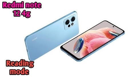 How To Reading Mode Setting Inow To Enable Reading Mode In Redmi Note 12, How To Use Eyepro Plus