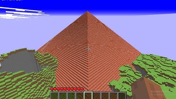 How to play Minecraft Infdev and find the Brick pyramid
