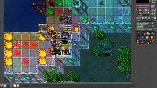 Tibia - Aurora Server - Killing lvl 126 EK Red Skull (Full Set)