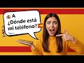 Learn Spanish language through funny story|👉 I Lost My Phone… But It Was in My Hand All Along 😂😱