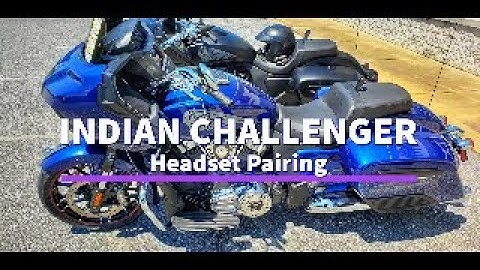Indian Challenger Headset Pairing Procedure