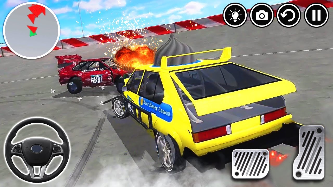 Smash Cars in Demolition Derby 3 - Crazy Crashes & Mayhem - Android GamePlay