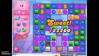 Candy Crush Level 1788 Audio Talkthrough, 1 Star 0 Boosters