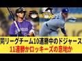 同リーグチームに負けないドジャース。ここまで10連勝！今日もドジャースが勝つか？ロッキーズが意地を見せるか？【ゆっくり】