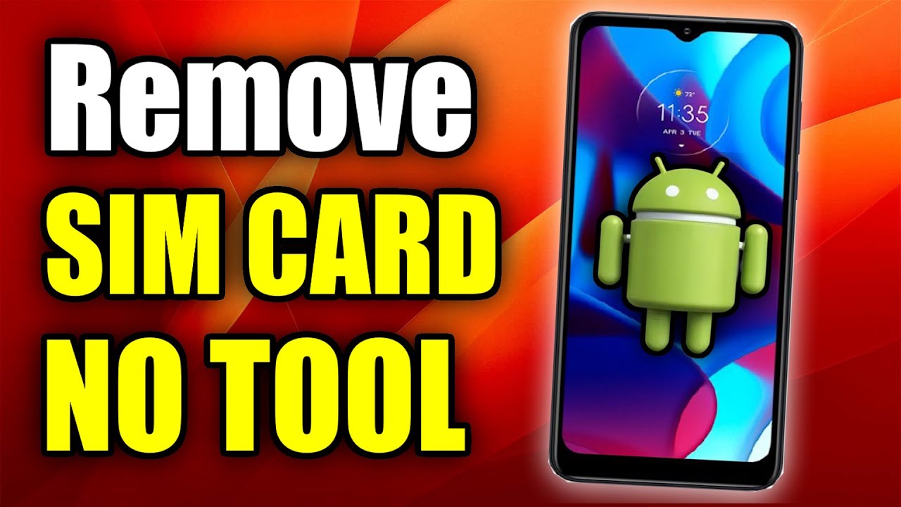 Remove Sim How to Remove Sim Card from Phone without TOOL (Best Method) - YouTube