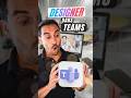 Créer des visuels percutants avec Microsoft Designer dans Teams ! #shorts