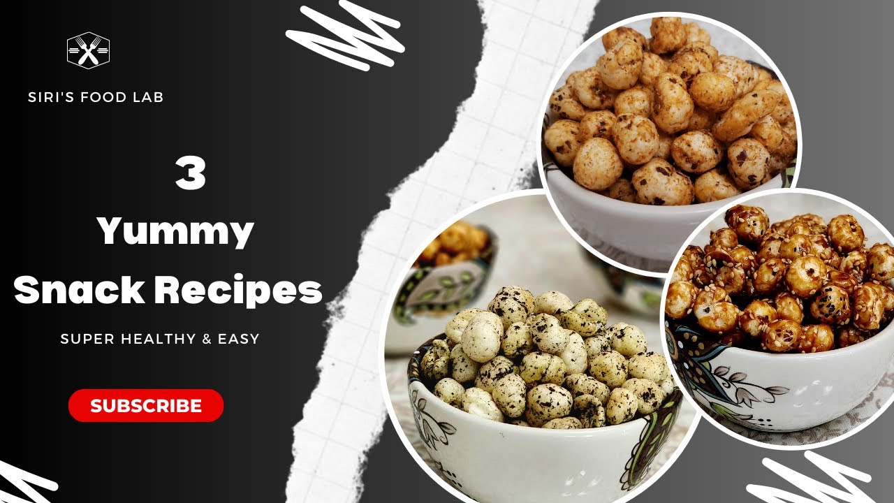 3 high protein snack recipes Good for PCOS, PCOD Snacking Just in 10 minutes SirisFoodLab