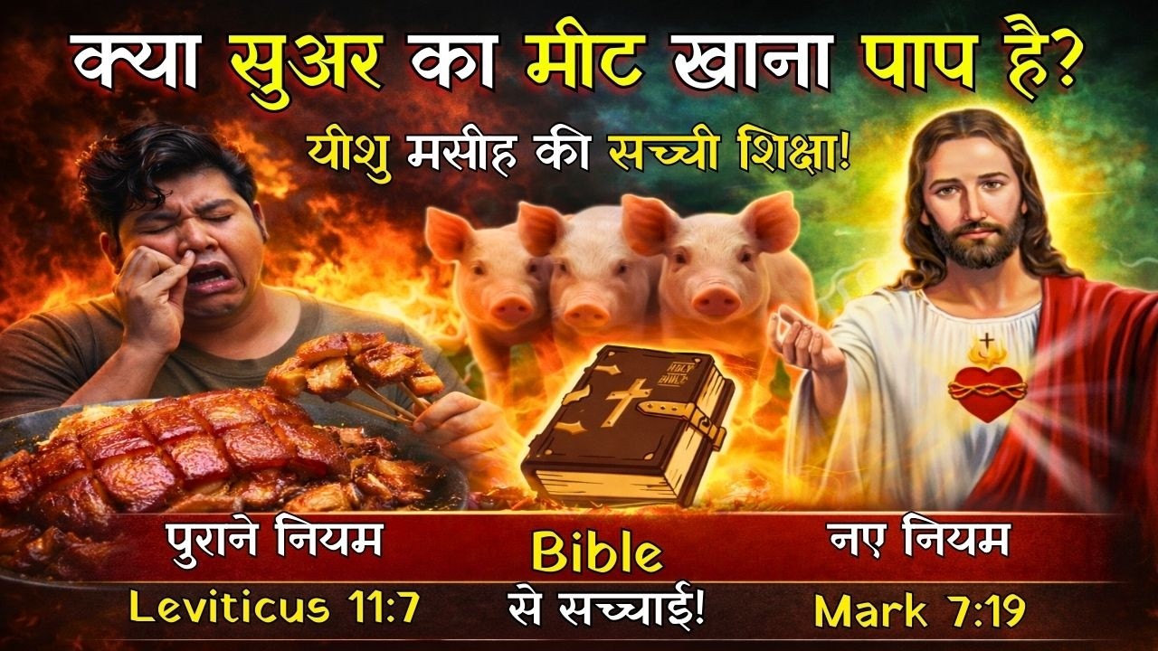 बाईबल में सूअर खाना पाप नहीं है | Pork अब अशुद्ध नहीं है | Biblical Truth | Yeshu Aane Wala Hai