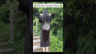 DIY Hair Growth Toner ✅ Fast Hair Growth Tips 💯 #shorts #haircare #hairgrowth #youtubeshorts #viral
