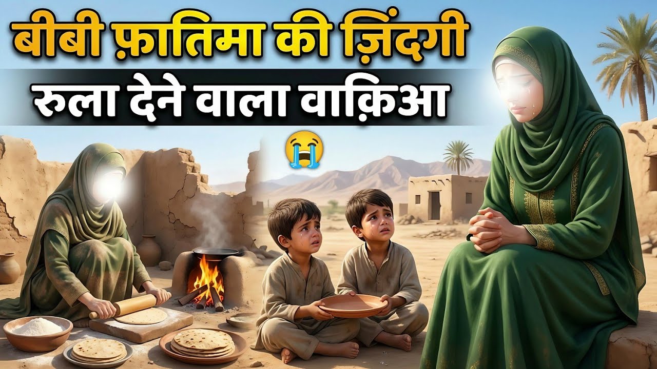 Bibi Fatima RA Ki Zindagi Ka Sabse Dardnak Waqia | 3 Din Bhooke Rahe Hasan Hussain | Islamic Story