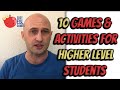 10 Games & Activities for Higher Level Students in Online Zoom Classes | Easy ESL Games