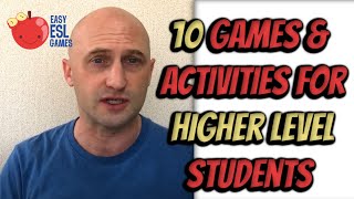 10 Games & Activities for Higher Level Students in Online Zoom Classes - Videos For Teachers screenshot 5